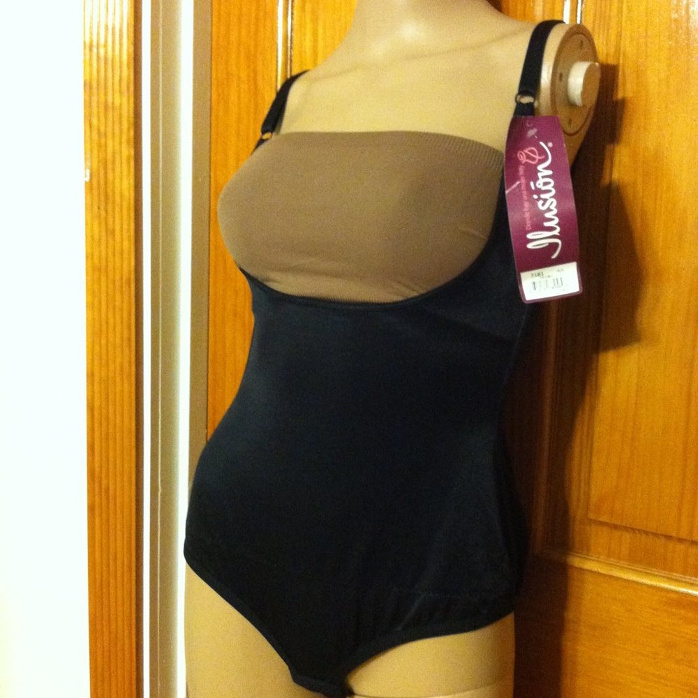 Ilusion Wear-Your-Own-Bra Bodysuit Shaper With..